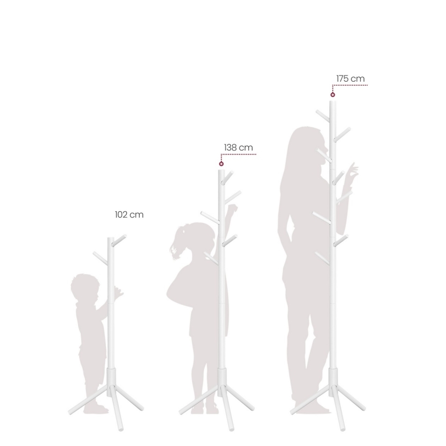 LINEA álló fogas, fehér