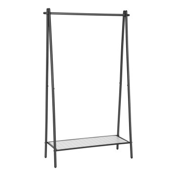 LINEA álló ruhafogas, fekete