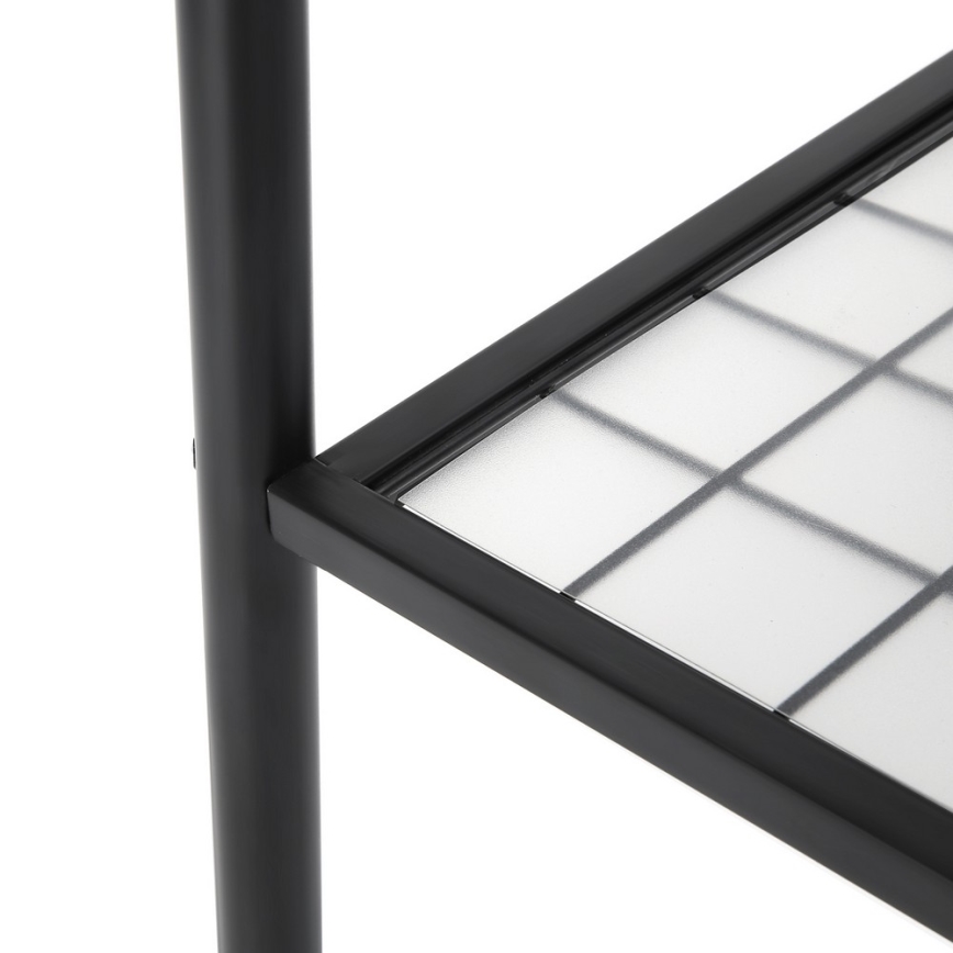 LINEA álló ruhafogas, fekete