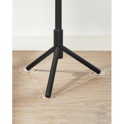 LINEA álló ruhafogas, fekete