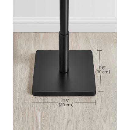 LINEA álló ruhafogas, fekete