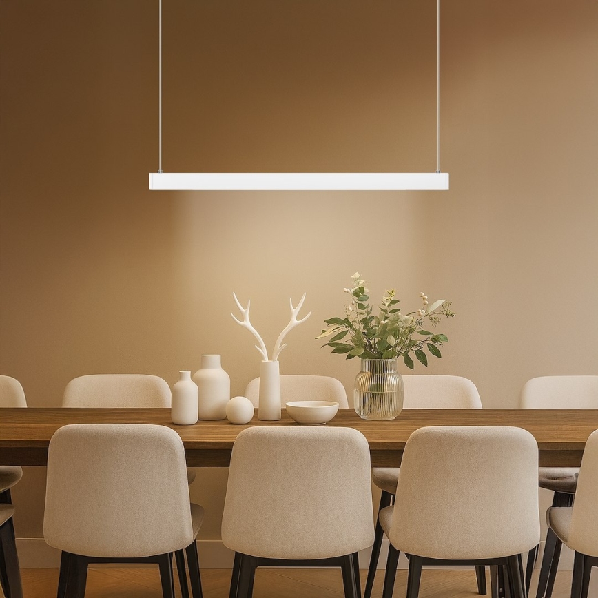 LINEA LED kábeles csillár, 36W/230V, 3000/4000/5700K, CRI 90, fehér