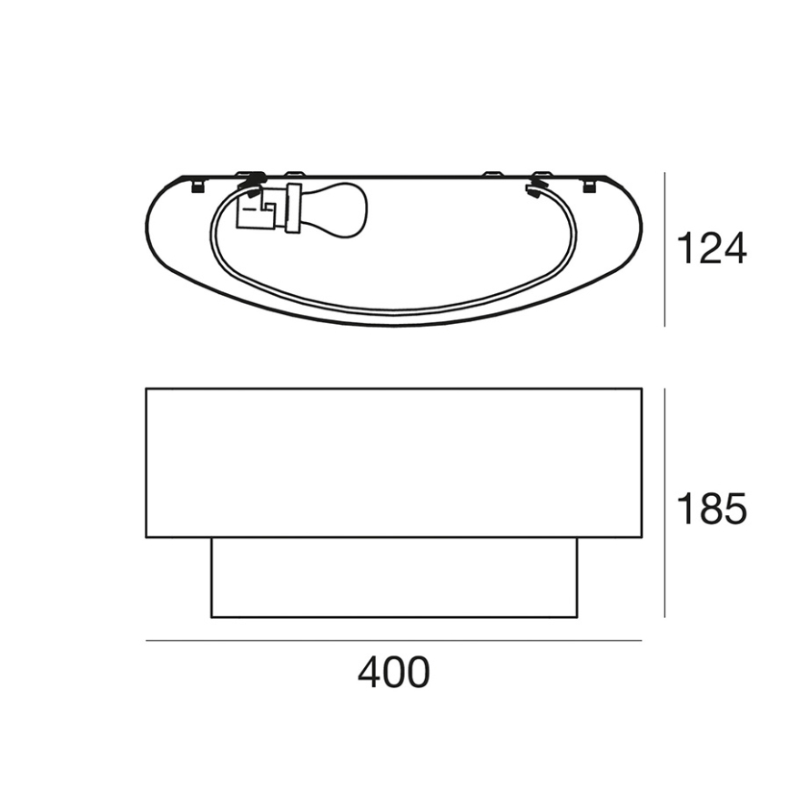Linea Light 90245 - Fali lámpa MATRIOSKA 1xE27/46W/230V