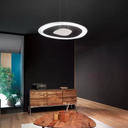 Linea Light 90349 - LED Csillár zsinóron ANTIGUA LED/46W/230V 80,8 cm CRI 90 fehér