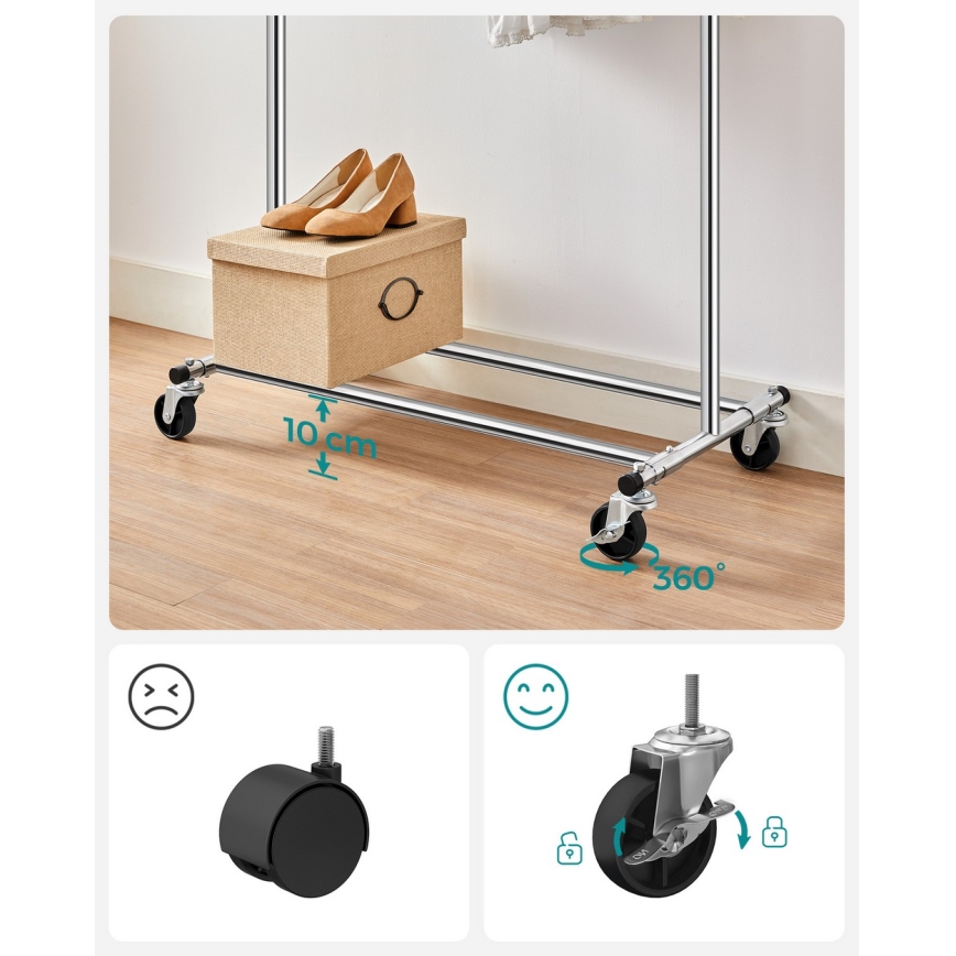 LINEA mobil álló fogas, ezüst