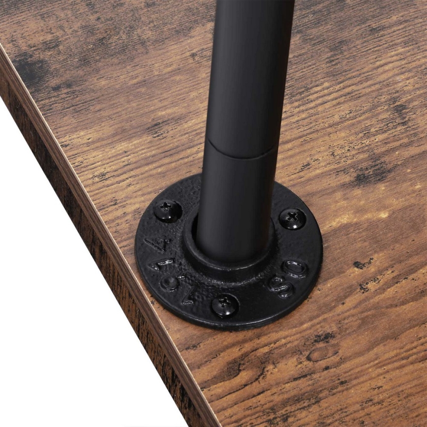 LINEA mobil álló ruhafogas, barna/fekete