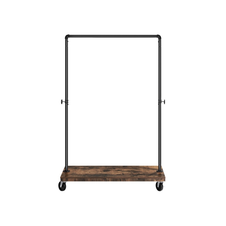 LINEA mobil álló ruhafogas, barna/fekete