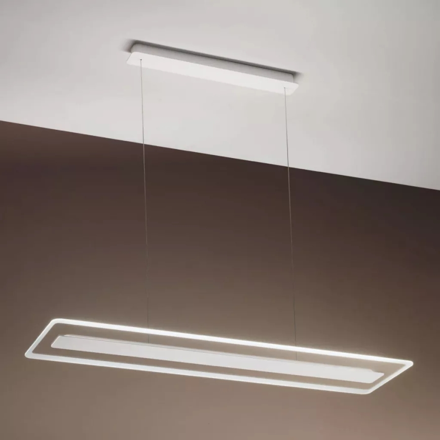 Linea Világítás 8936 - LED Csillár zsinóron ANTILE LED/45W/230V CRI 90 fehér