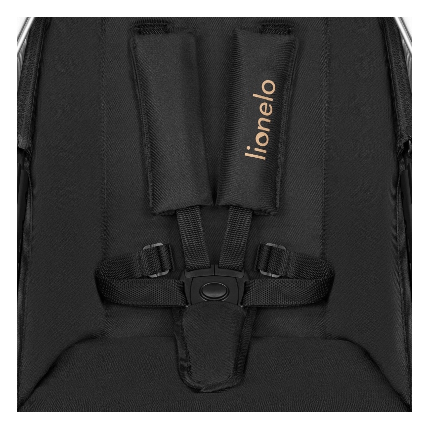Lionelo - 3 az 1-ben kombinált babakocsi AMBER Black Onyx