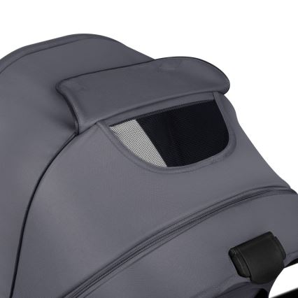 Lionelo - 3 az 1-ben kombinált babakocsi AMBER PLUS Szürke Grafit