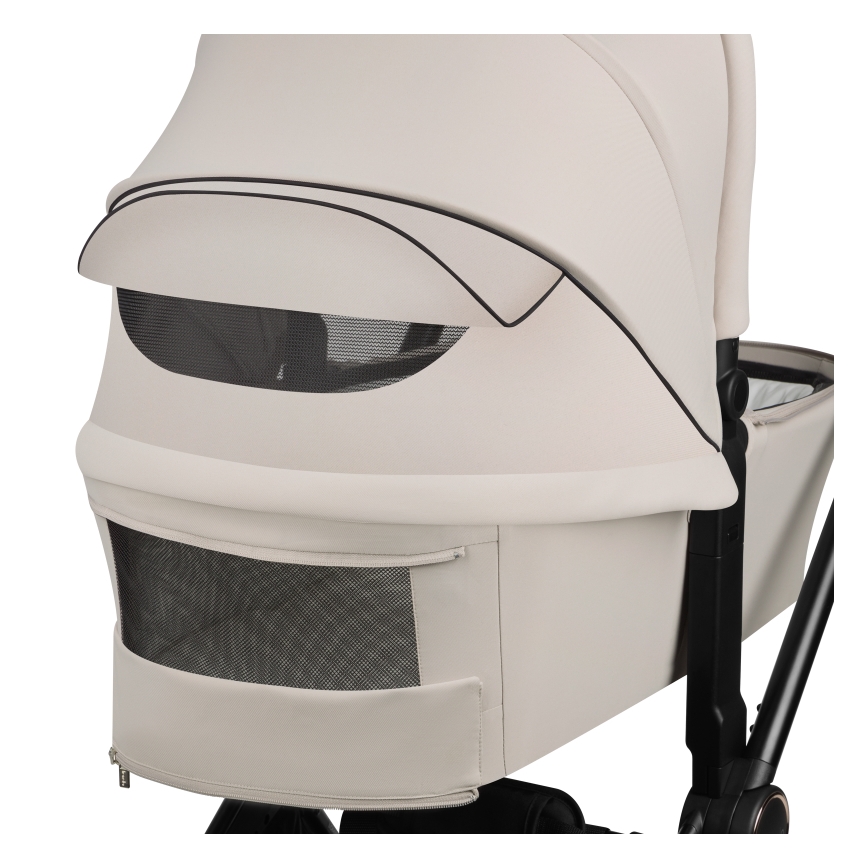 Lionelo - 3 az 1-ben kombinált babakocsi MIKA PLUS, homokbézs