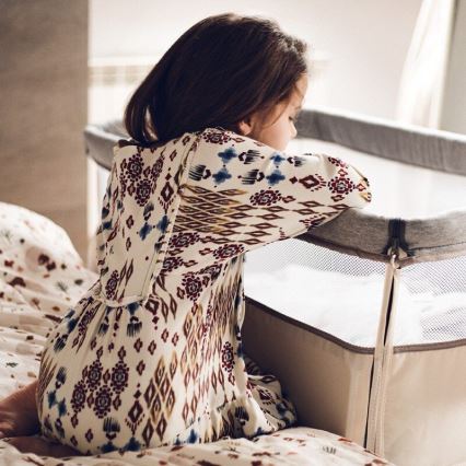 Lionelo - 3 az 1-ben LEONIE babaágy szürke/bézs