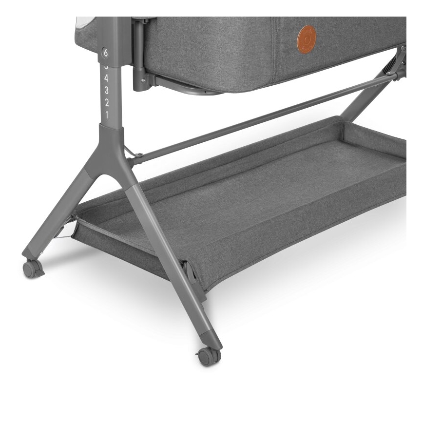 Lionelo - 3 az 1-ben gyerekágy LEONIE PLUS szürke