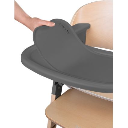 Lionelo - 3 az 1-ben MEGAN gyerek etetőszék, szürke fa