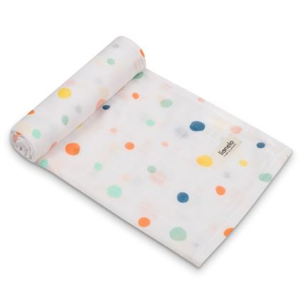 Lionelo - 3 darabos bambusz pelenka BAMBOO SET 70x70 cm Dot