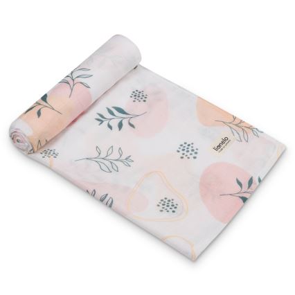 Lionelo - 3 db-os bambusz pelenka szett 70x70 cm Levél
