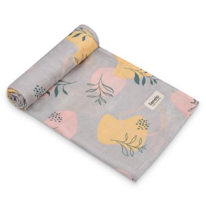 Lionelo - 3 db-os bambusz pelenka szett 70x70 cm Levél