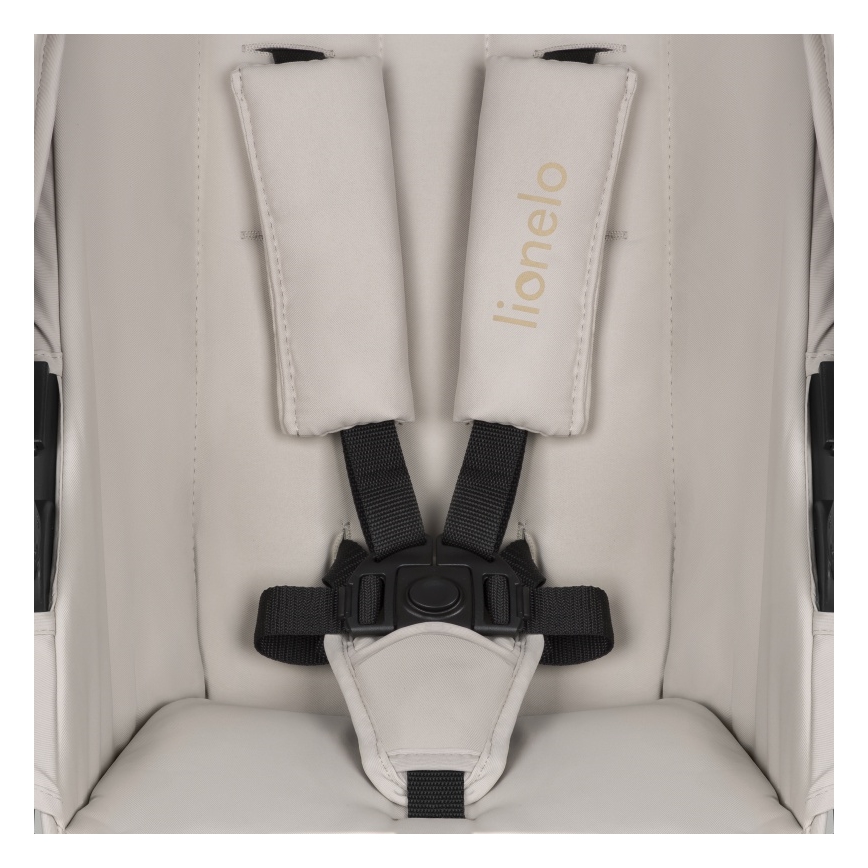 Lionelo - AMBER PLUS 2 az 1-ben kombinált babakocsi, homokbézs