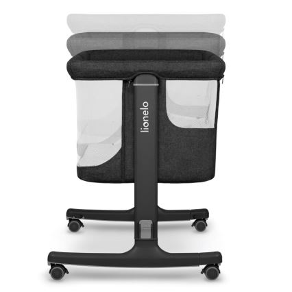 Lionelo - AURORA 3 az 1-ben babaágy, fekete