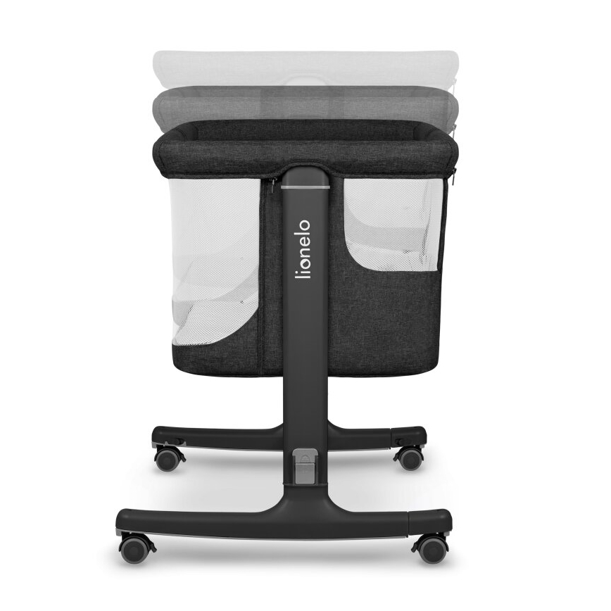 Lionelo - AURORA 3 az 1-ben babaágy, fekete