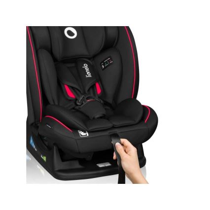 Lionelo - Autós gyerekülés AART i-Size 40-150 cm fekete/piros