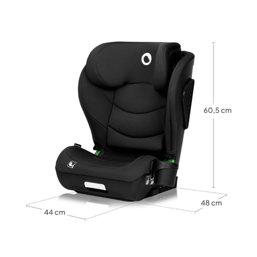 Lionelo - Autós gyerekülés NEAL i-Size 100-150 cm Fekete karbon