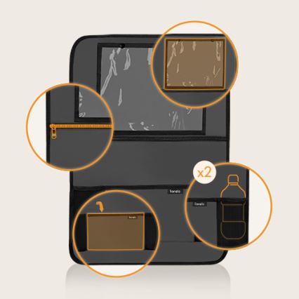 Lionelo - autós rendszerező SEAT ORGANIZER szürke