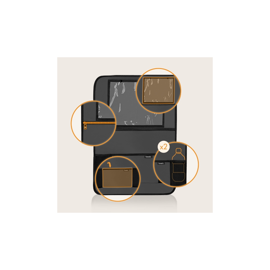 Lionelo - autós rendszerező SEAT ORGANIZER szürke