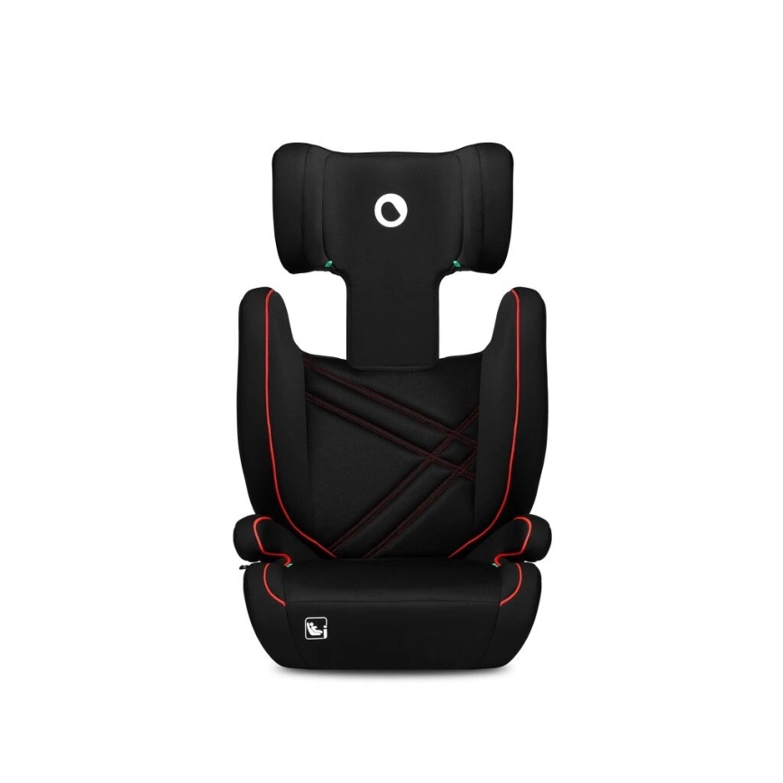 Lionelo - Autósülés HUGO i-Méret 100-150 cm fekete/piros