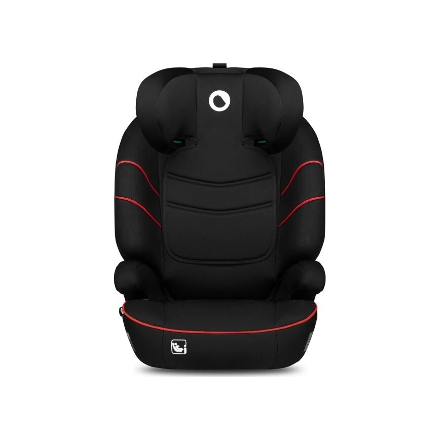 Lionelo - Autósülés LARS i-Méret 100-150 cm fekete/piros