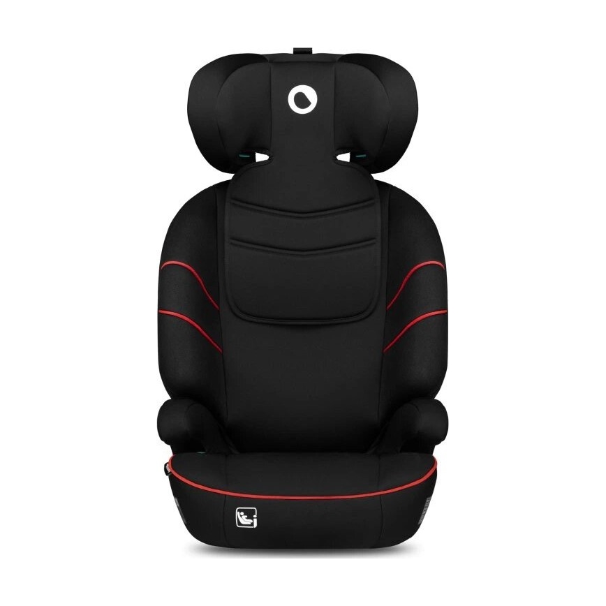 Lionelo - Autósülés LARS i-Méret 100-150 cm fekete/piros
