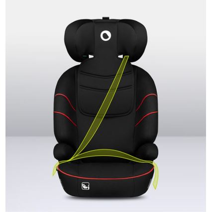 Lionelo - Autósülés LARS i-Méret 100-150 cm fekete/piros