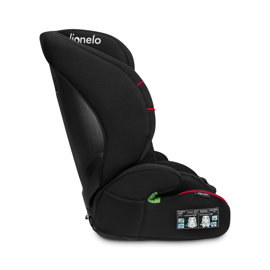 Lionelo - Autósülés LEVI i-Size 76-150 cm Sportos fekete