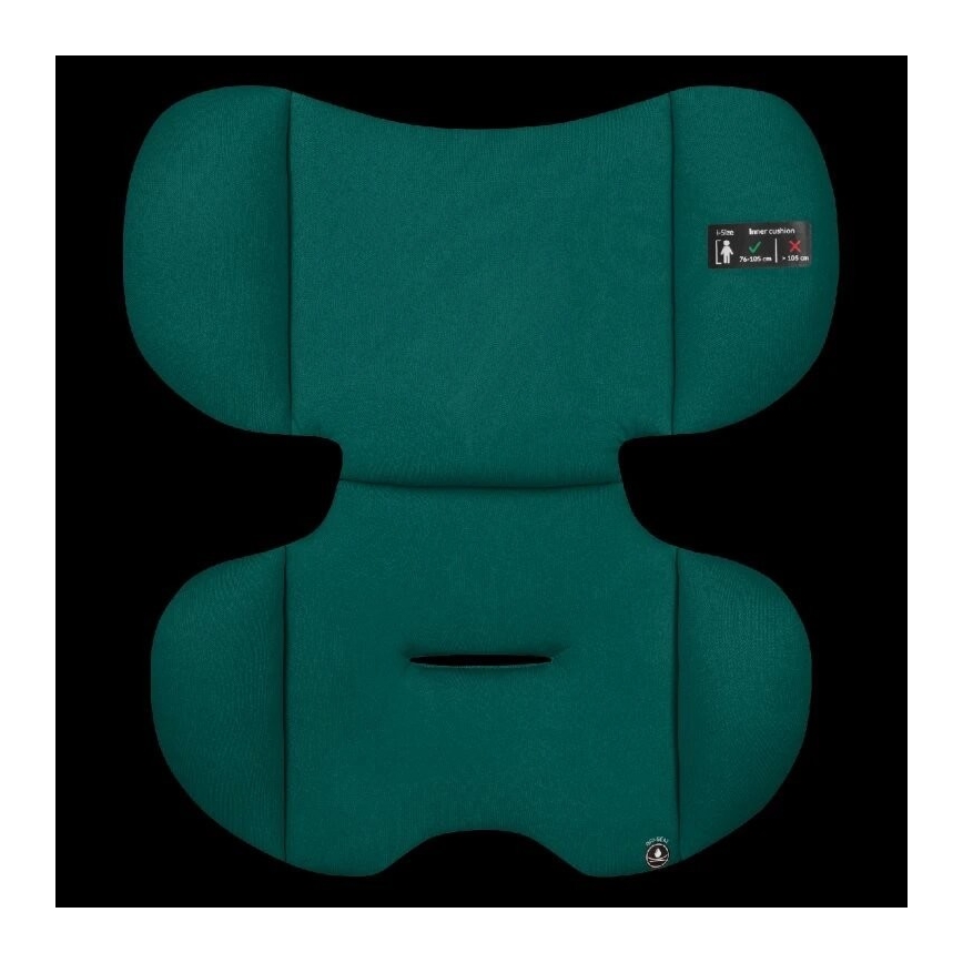 Lionelo - Autósülés LEVI ONE i-Méret 76-150 cm fekete/zöld