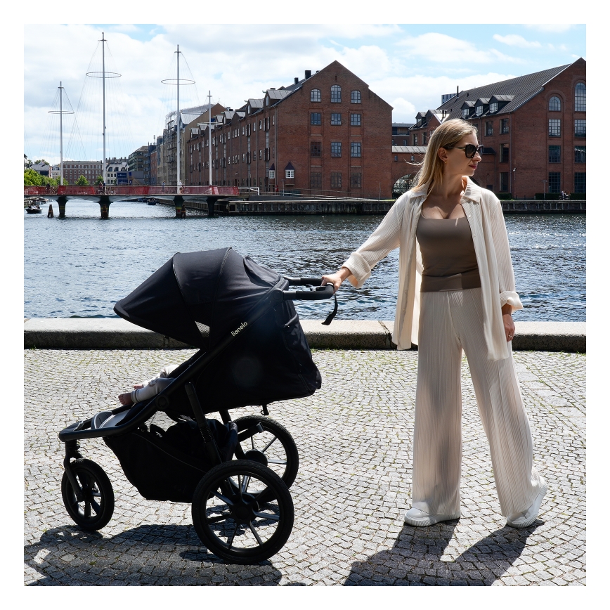 Lionelo - AZURA sport babakocsi, fekete