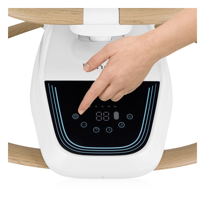 Lionelo - Babahinta dallammal OLIVIA Bézs natúr + távirányító