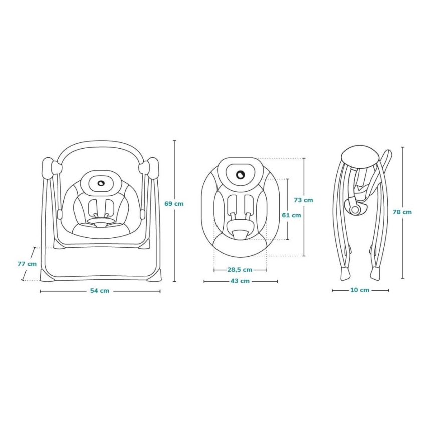 Lionelo - Babahinta OTTO 4xLR14 Cozy Grey