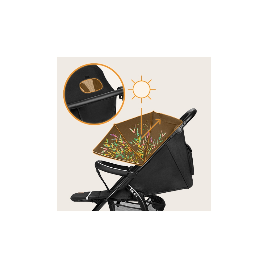 Lionelo - Babakocsi ANNET TOUR fekete/zöld