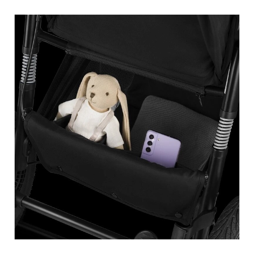 Lionelo - Babakocsi AZURA fekete/szürke