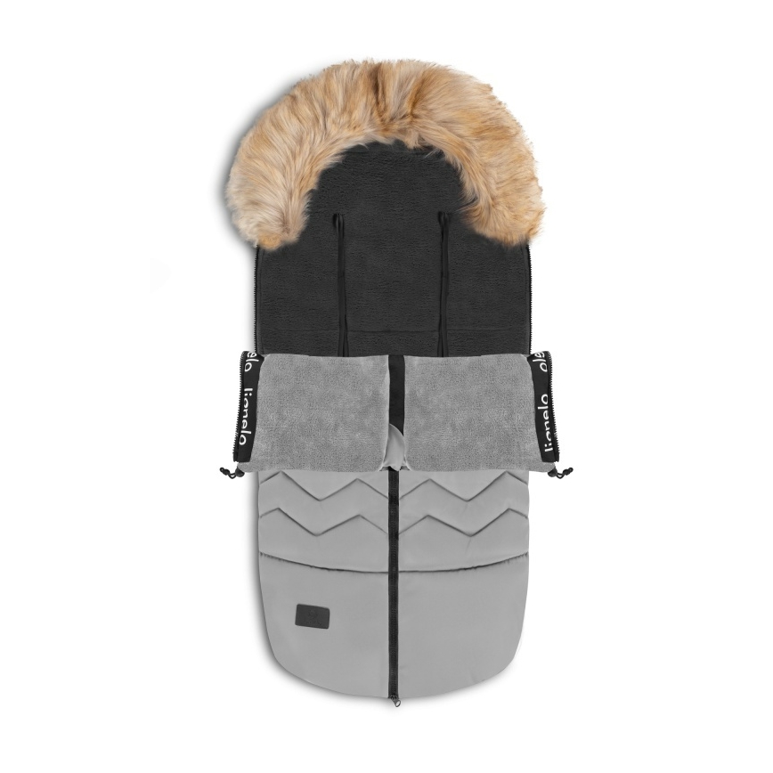 Lionelo - Babakocsi bundazsák FRODE Galambszürke