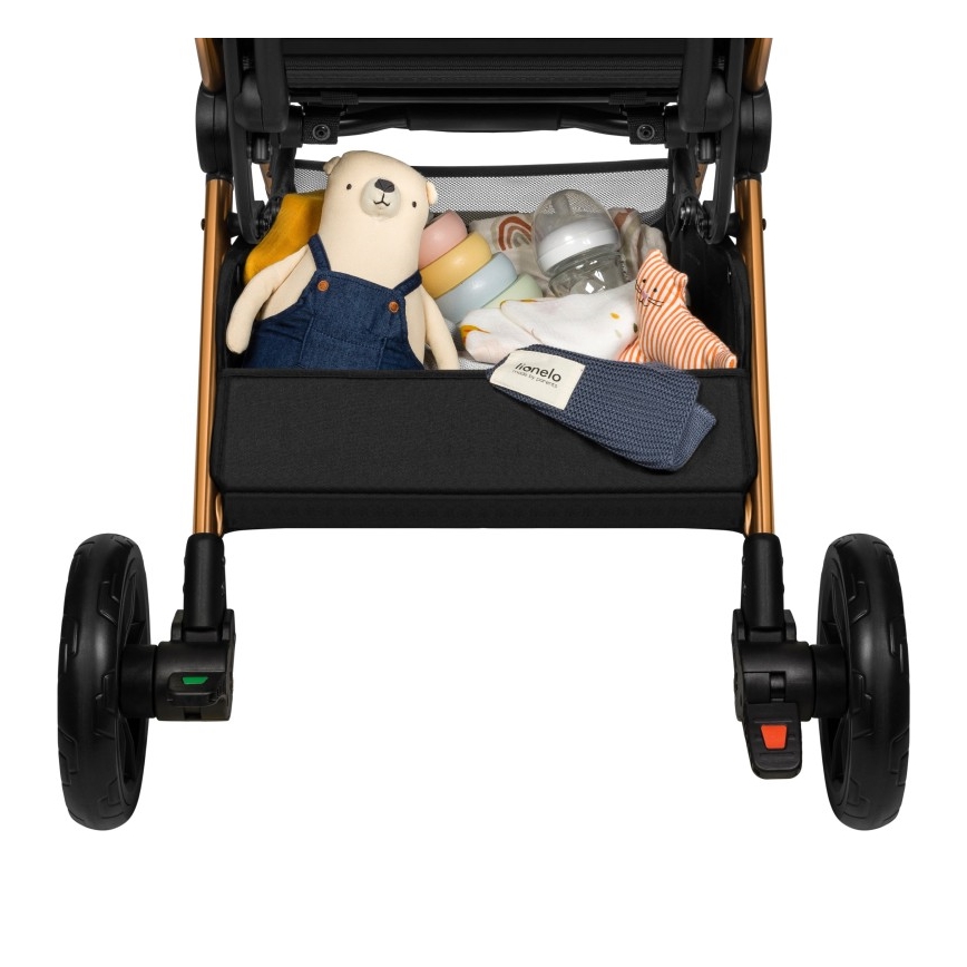 Lionelo - Babakocsi CLOE fekete/arany