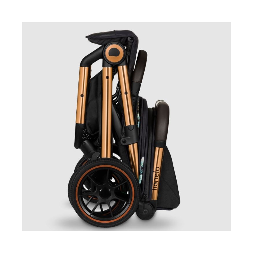 Lionelo - Babakocsi CLOE fekete/kék/arany