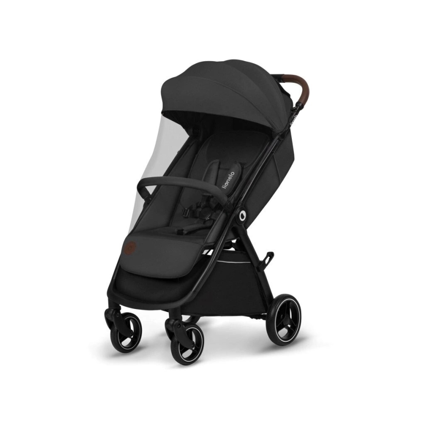 Lionelo - Babakocsi INGRID söt. szürke/fekete