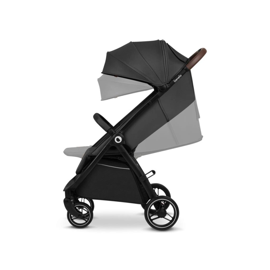 Lionelo - Babakocsi INGRID söt. szürke/fekete