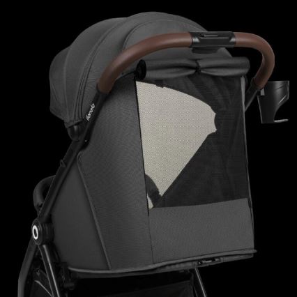 Lionelo - Babakocsi INGRID söt. szürke/fekete