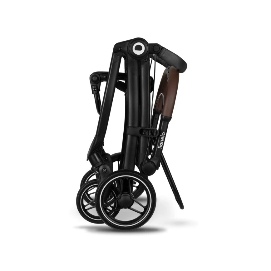 Lionelo - Babakocsi INGRID söt. szürke/fekete