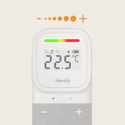 Lionelo - Vezeték nélküli töltésű gyermek audio bébiőr BABYLINE 2.3 5V