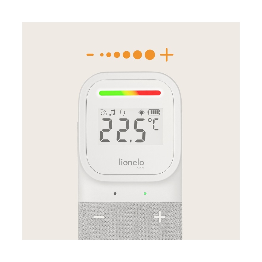 Lionelo - Vezeték nélküli töltésű gyermek audio bébiőr BABYLINE 2.3 5V