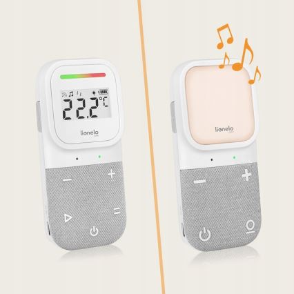 Lionelo - Vezeték nélküli töltésű gyermek audio bébiőr BABYLINE 2.3 5V