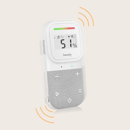 Lionelo - Vezeték nélküli töltésű gyermek audio bébiőr BABYLINE 2.3 5V